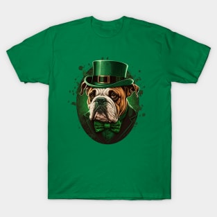 Bulldog St. Patrick's Day T-Shirt